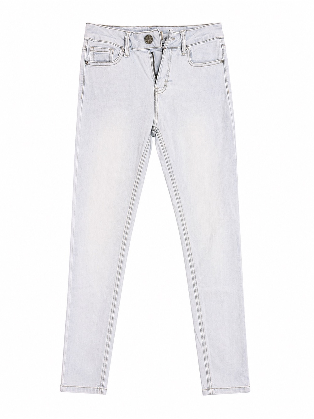 Wax Jeans Light Wash Skinny Jeans - Pale Blue